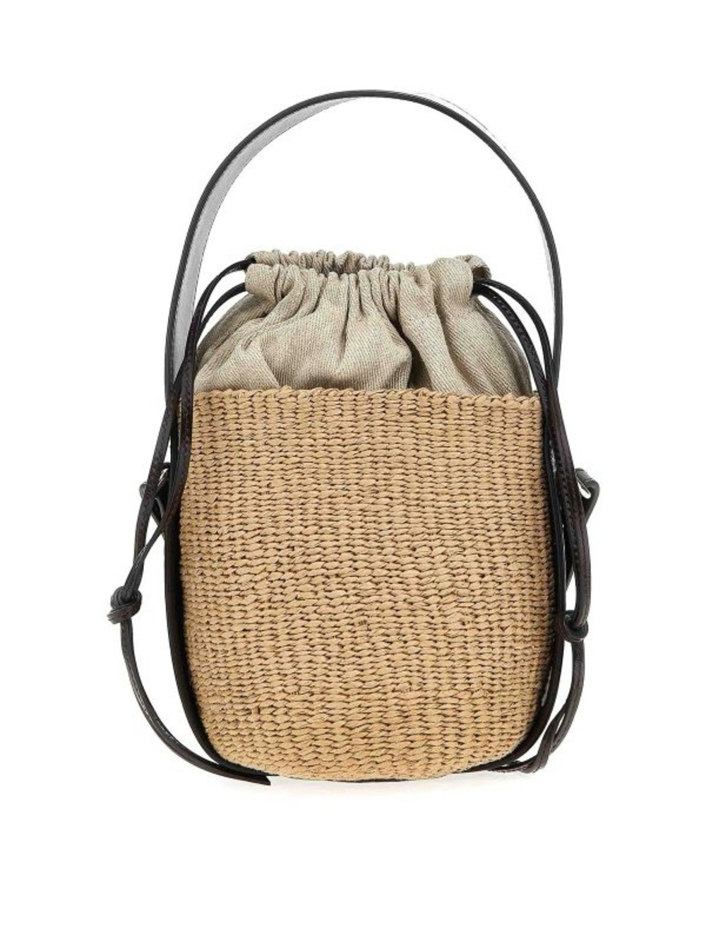 Chloé Woven Raffia Bucket Bag